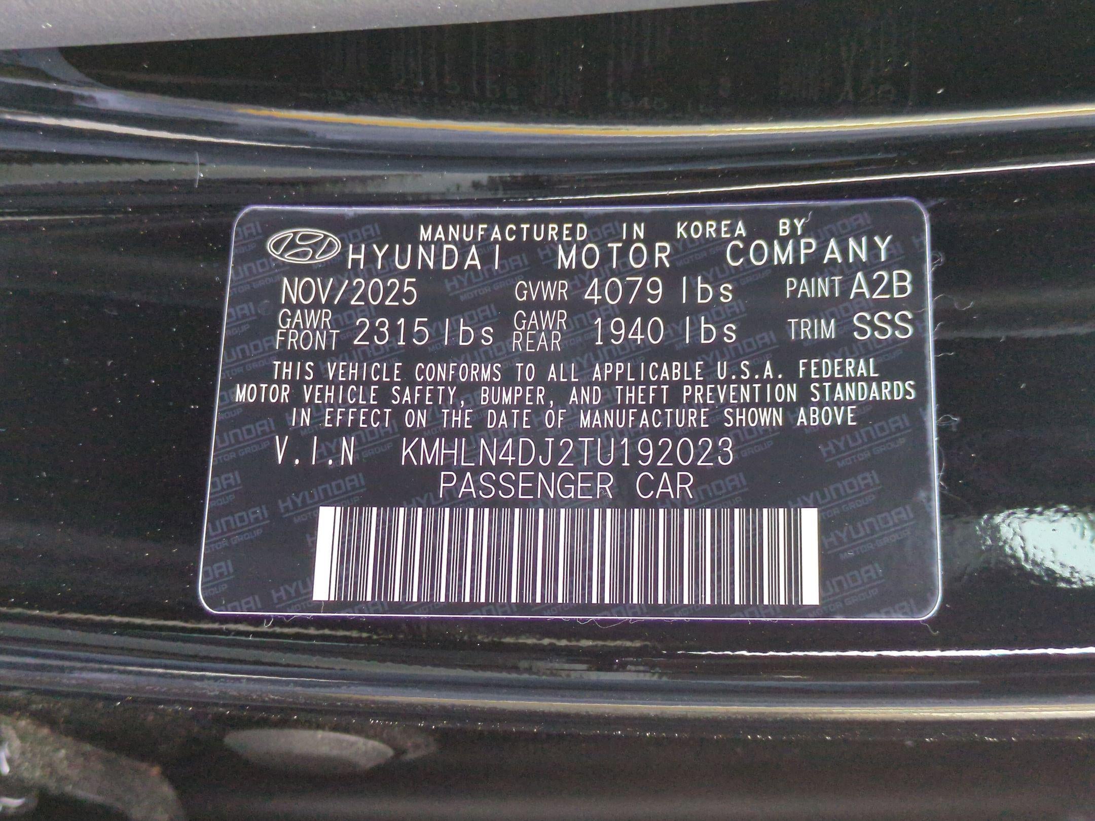 2026 Hyundai ELANTRA HYBRID Limited