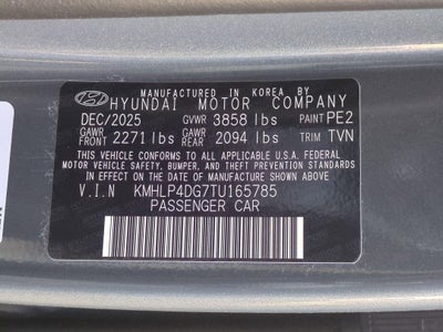 2026 Hyundai ELANTRA Limited