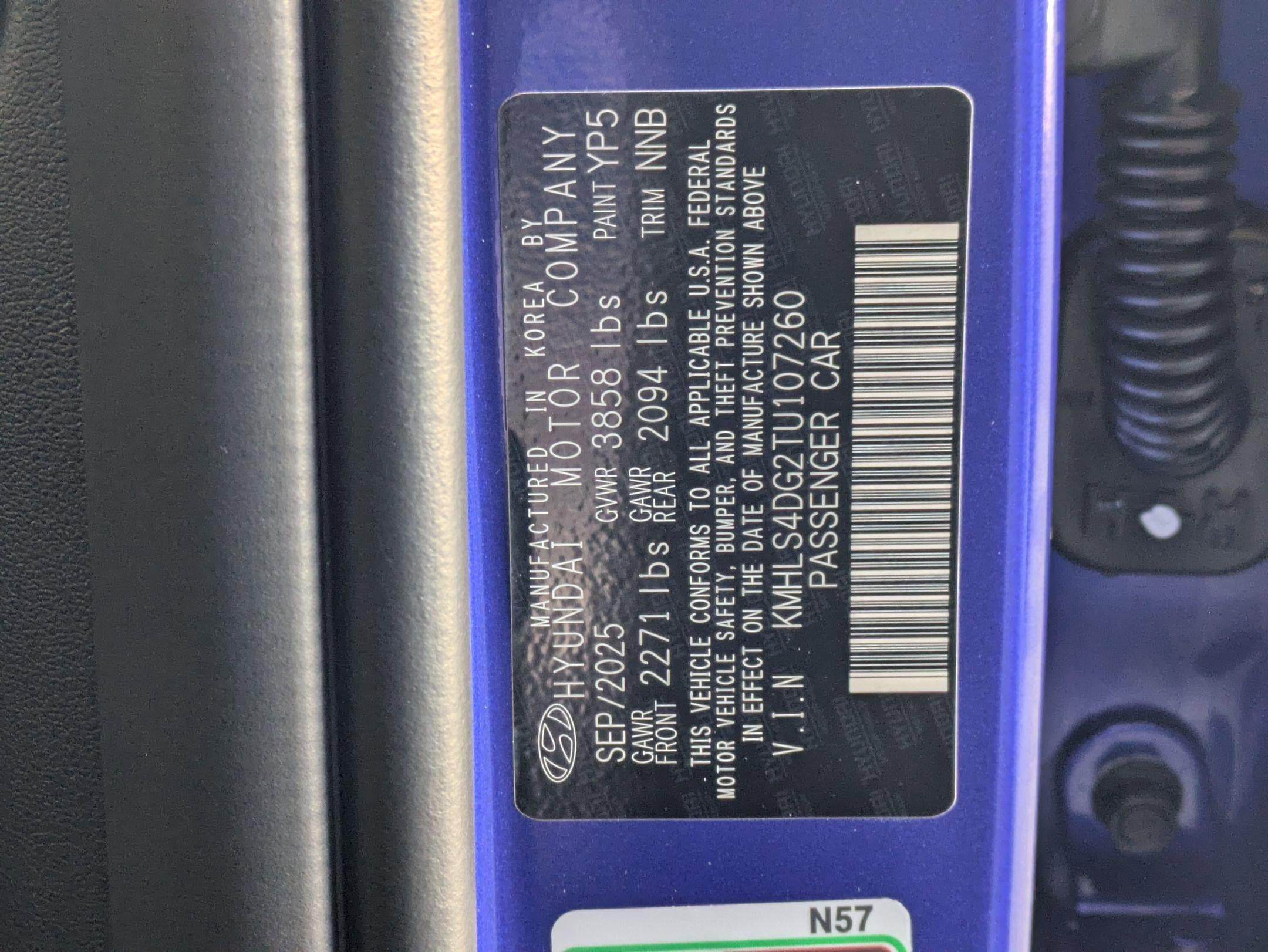 2026 Hyundai ELANTRA SEL Sport Premium