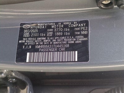 2026 Hyundai VENUE SE