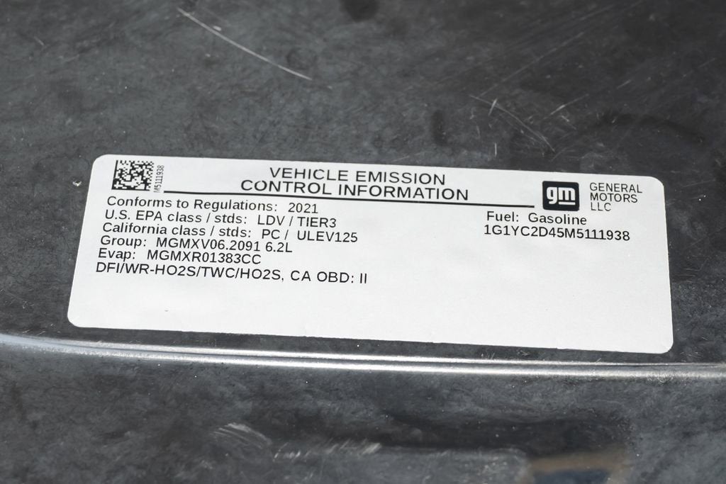 2021 Chevrolet Corvette Stingray 3LT