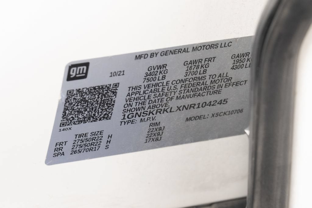 2022 Chevrolet Tahoe RST