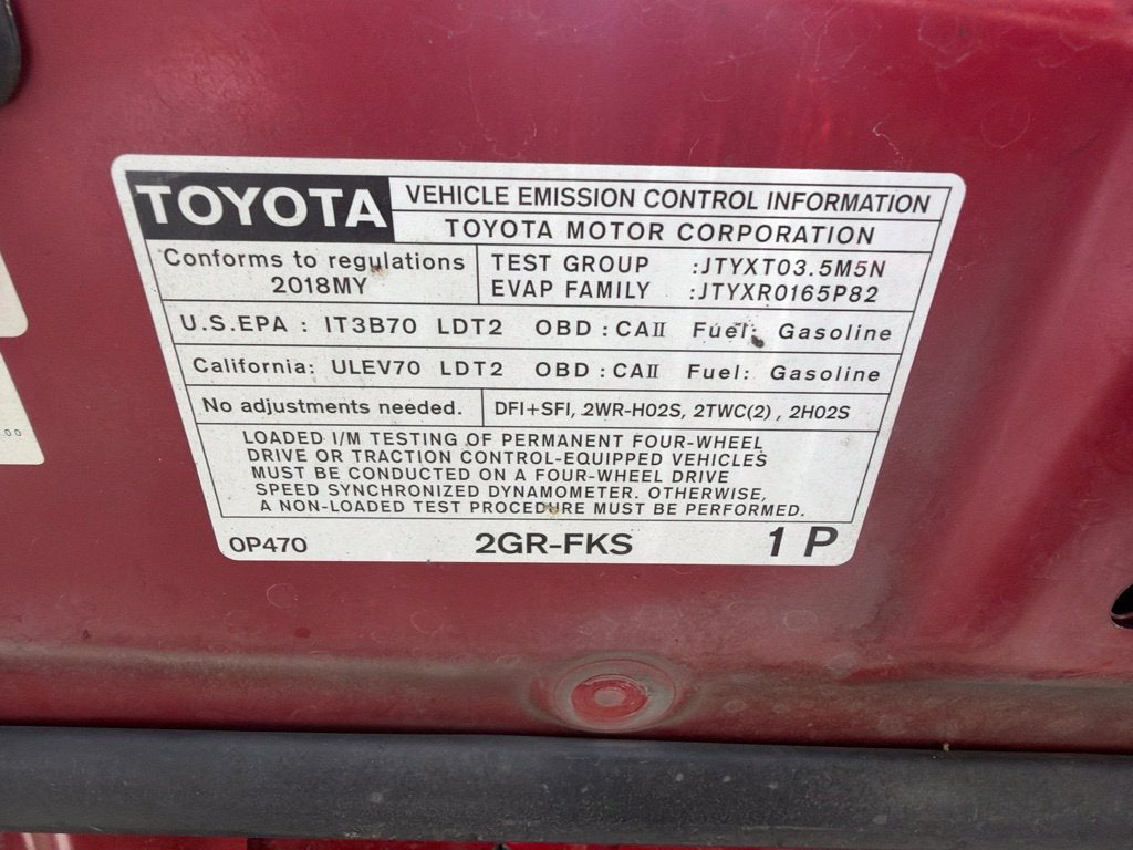 2018 Toyota Tacoma SR