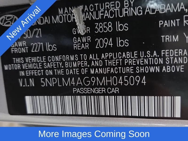 2021 Hyundai ELANTRA SEL