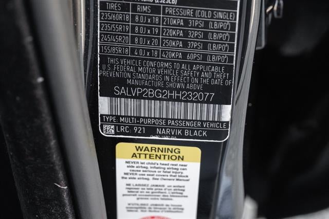 2017 Land Rover Range Rover Evoque SE