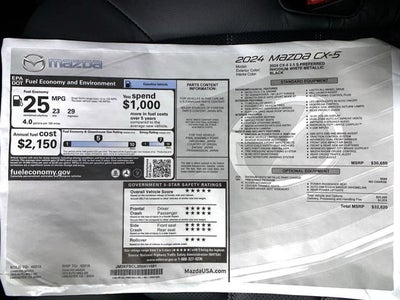 2024 Mazda Mazda CX-5 2.5 S Preferred Package AWD