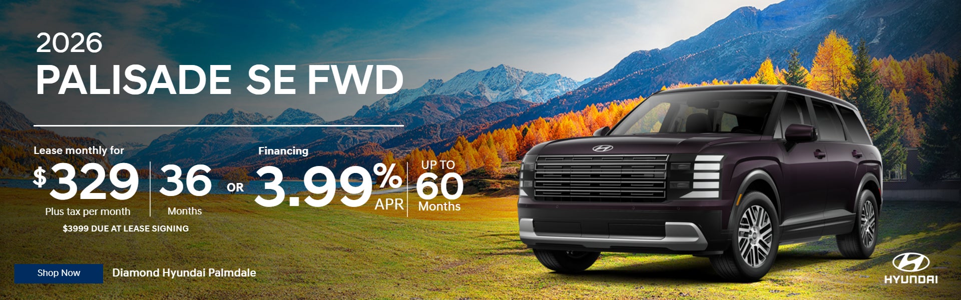 2026 HYUNDAI PALISADE SE FWD