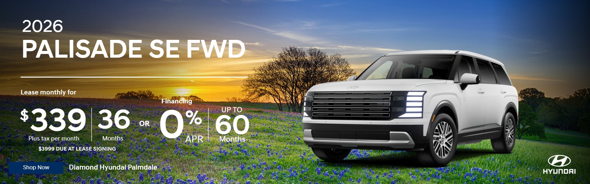 2026 HYUNDAI PALISADE SE FWD