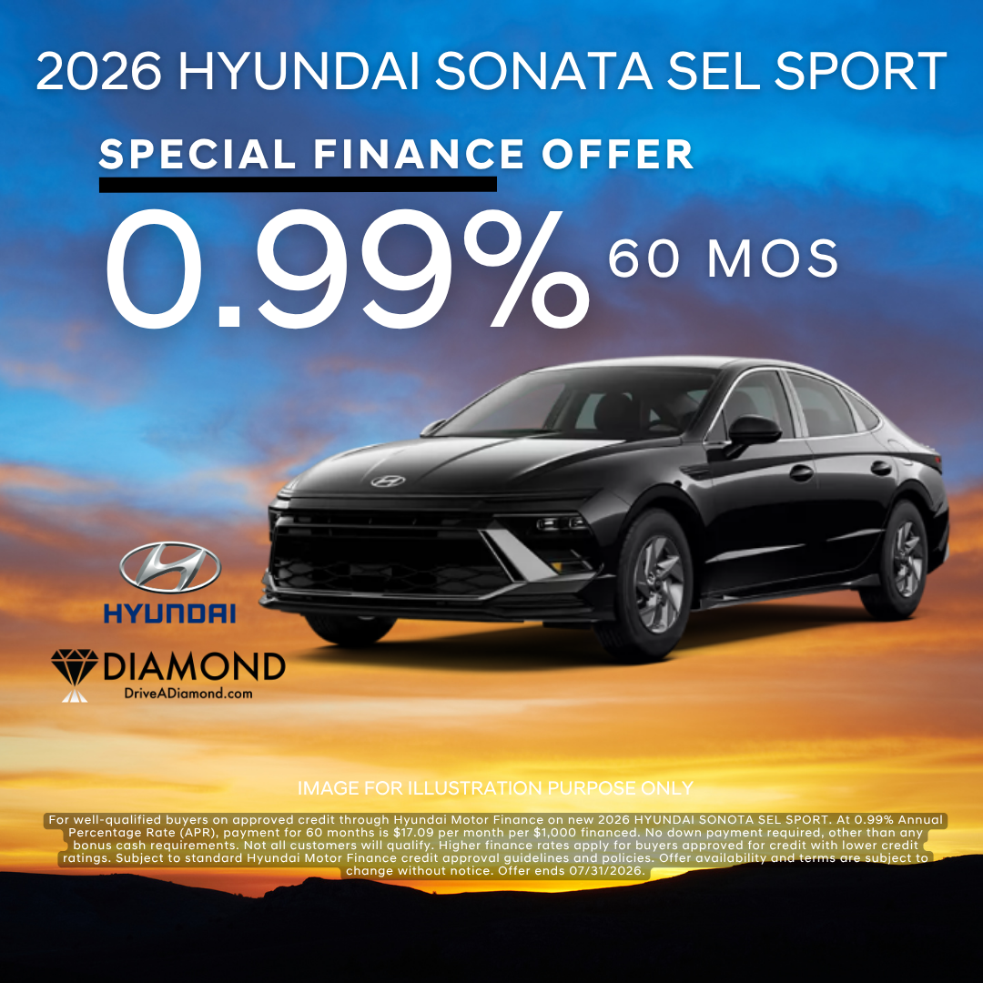 Finance For 0.99% Up To 60 Months