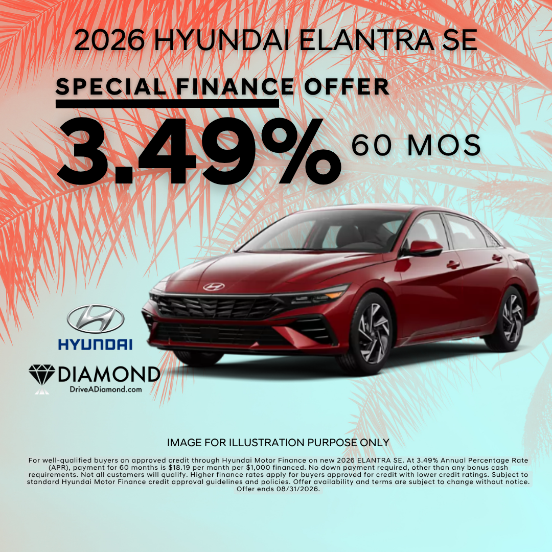 Finance for 3.49% up to 60 mos