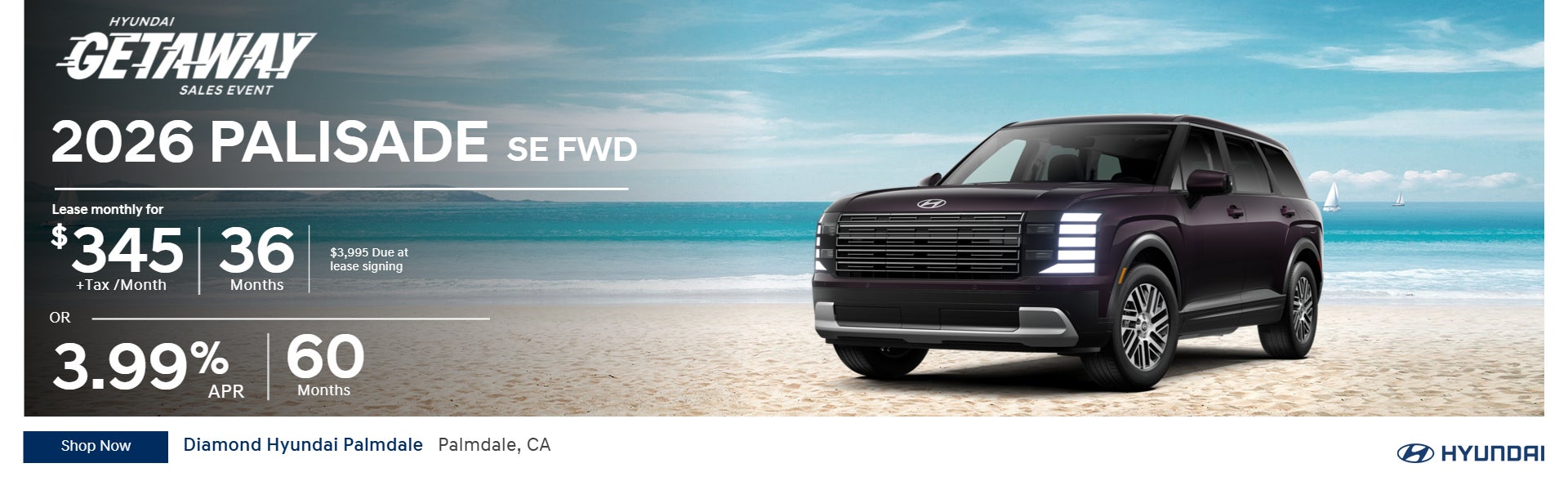 2026 HYUNDAI PALISADE SE FWD