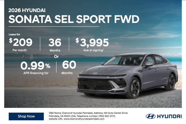 2026 HYUNDAI SONATA SEL SPORT FWD