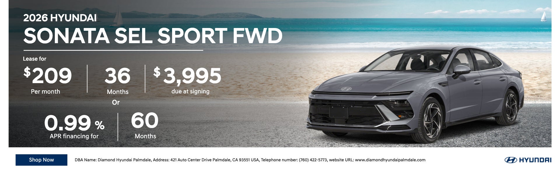 2026 HYUNDAI SONATA SEL SPORT FWD